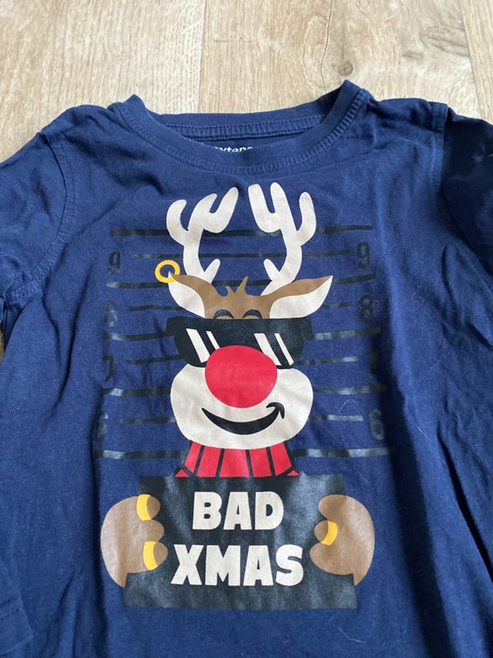 T-shirt manche longue Noël 3 ans - photo numéro 2