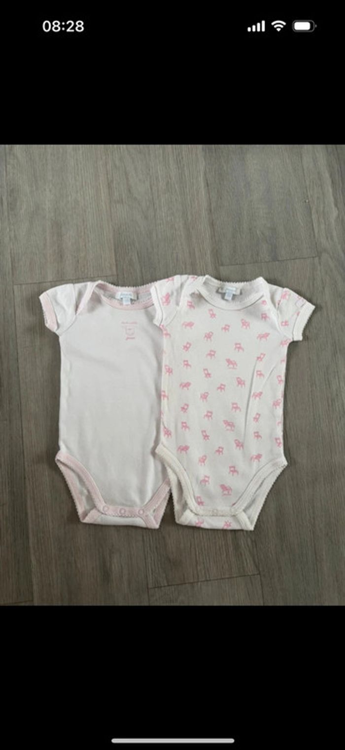 Lot de 2 bodies Jacadi taille 3 mois