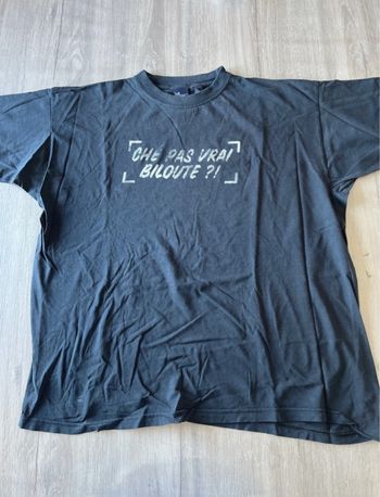 T-shirt humoristique Ché pas vrai biloute