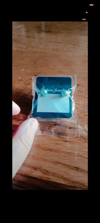 Boucle d'oreille turquoise
