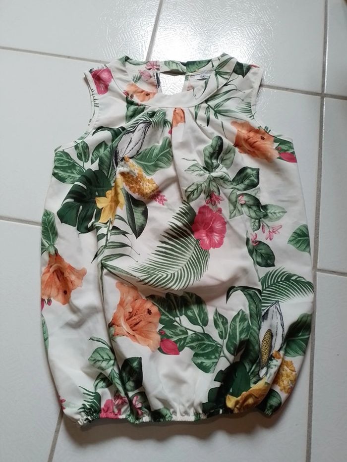 Blouse débardeur femme Motif floral - photo numéro 8