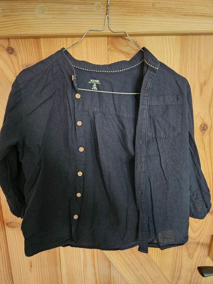 Chemise en lin 10 ans garçon comme neuve