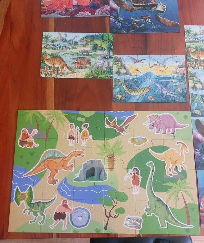 Puzzles 24 pièces "Dinosaures" et "Le monde de Némo" - photo numéro 6