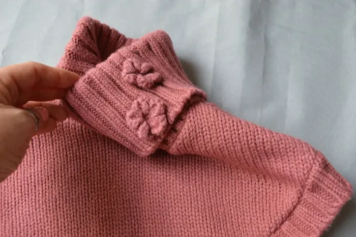 Vertbaudet Cape Laine Corail Bébé Fille 6-9 mois - photo numéro 2