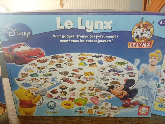 🦁 Jeu Le Lynx Disney – Éducatif et amusant (4 à 7 ans) 🎲✨