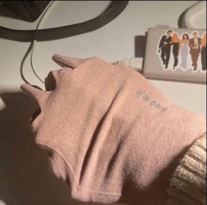 Mitaines  CHAUDES pour femme NEUVES couleur rose