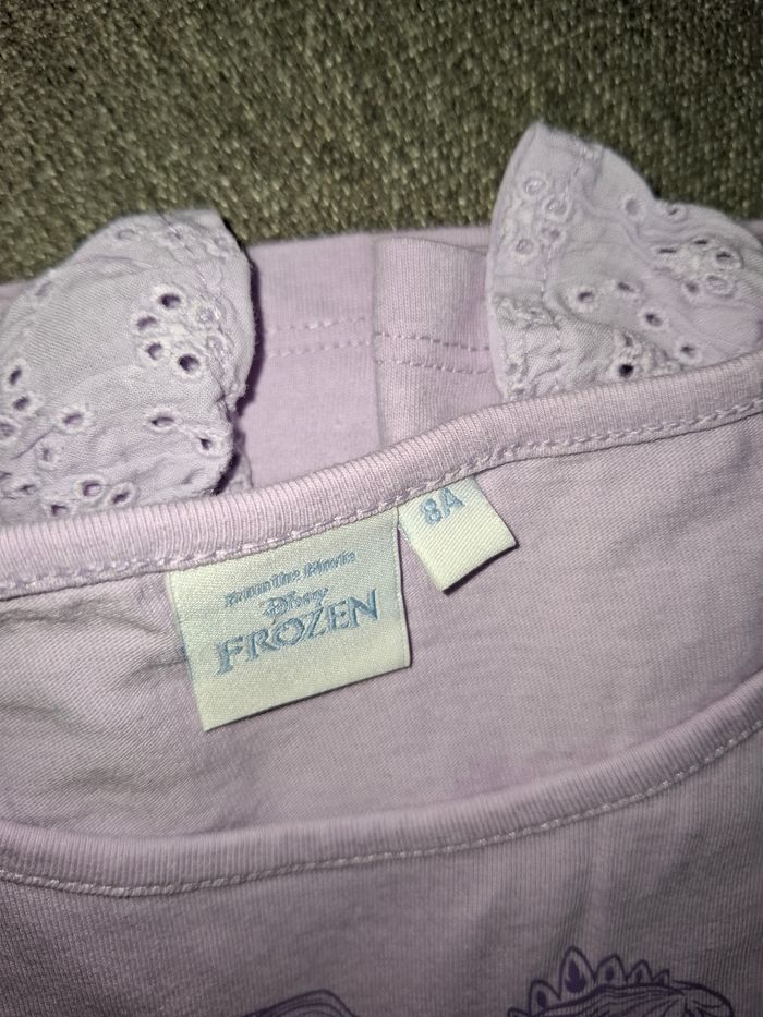 Débardeur La reine des neiges 2 mauve 8 ans - photo numéro 4
