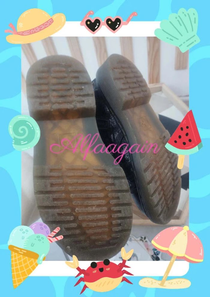 Bottines sequins 30 dr Martens noires - photo numéro 8