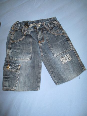 bermuda jean garçon 6ans tape à l'œil