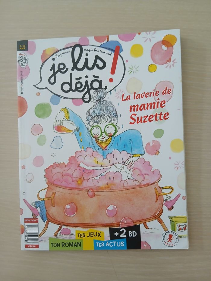 Cahier d activite je lis dejs la laverie de mamie suzette - photo numéro 2