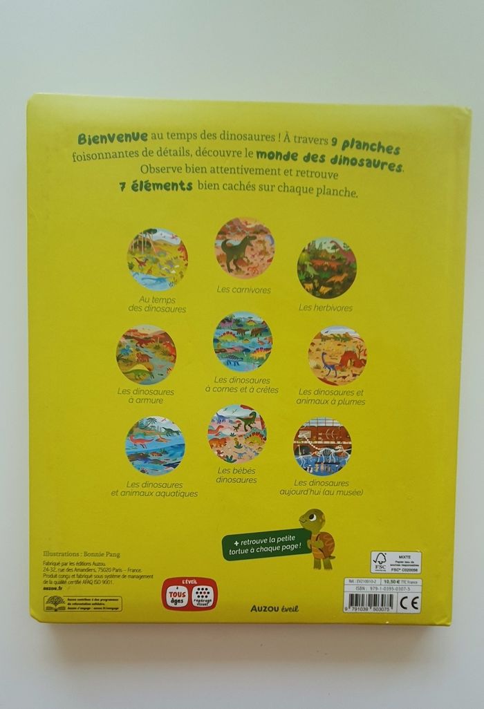 Livre "Cherche et trouve... les dinosaures" - photo numéro 2