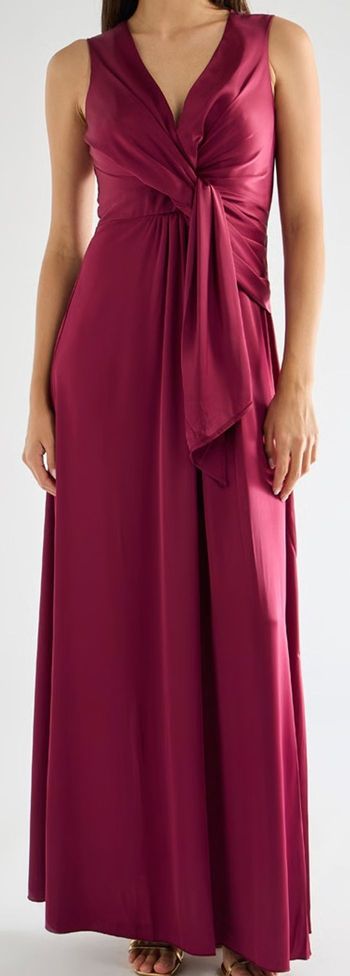 Rinascimento - Robe longue - Bordeaux - XS