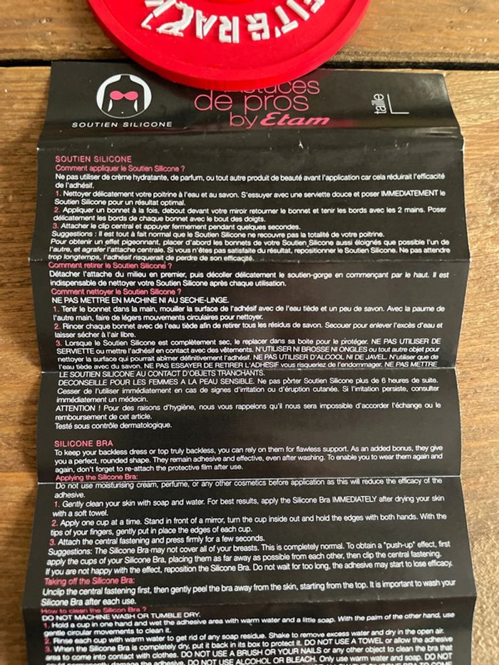 Soutien silicone Taille L - photo numéro 4