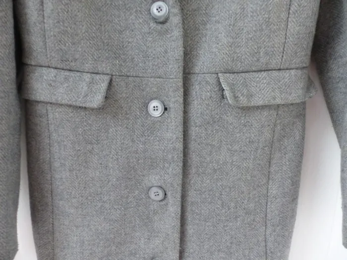 magnifique manteau/veste longue 50% laine - photo numéro 5