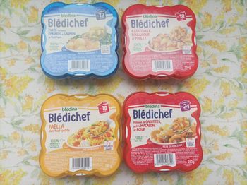 Lots repas pour bébé Bledina