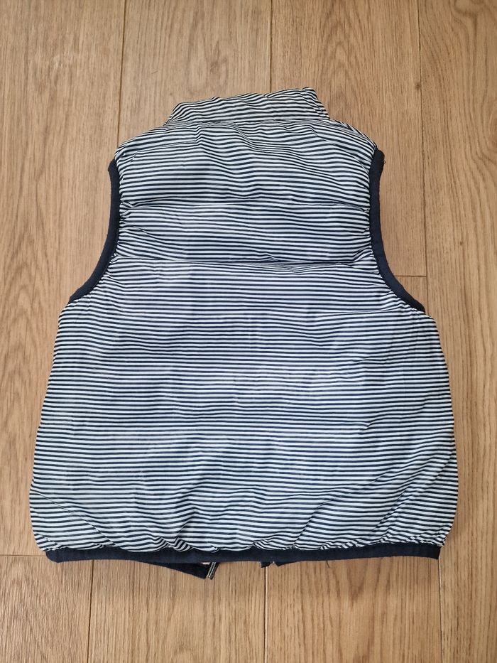 Doudoune sans manche réversible petit bateau - photo numéro 3