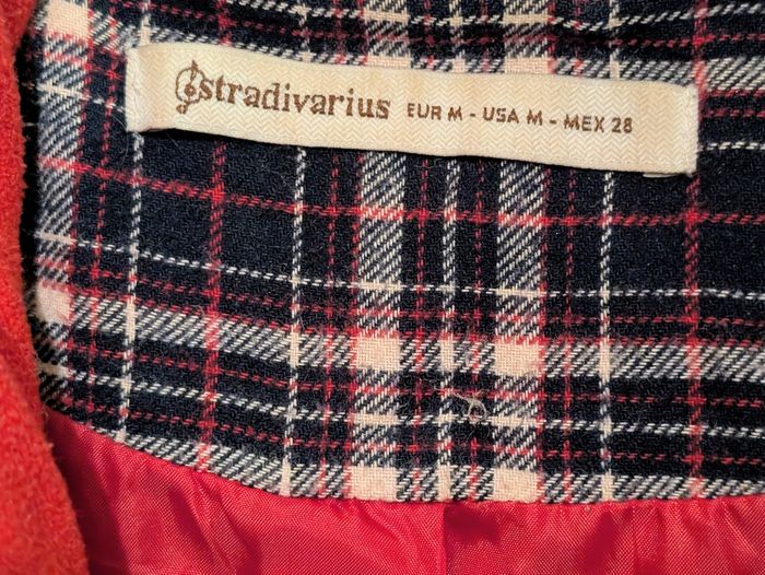 ❤️ Manteau rouge femme Stradivarius – Taille M - photo numéro 6
