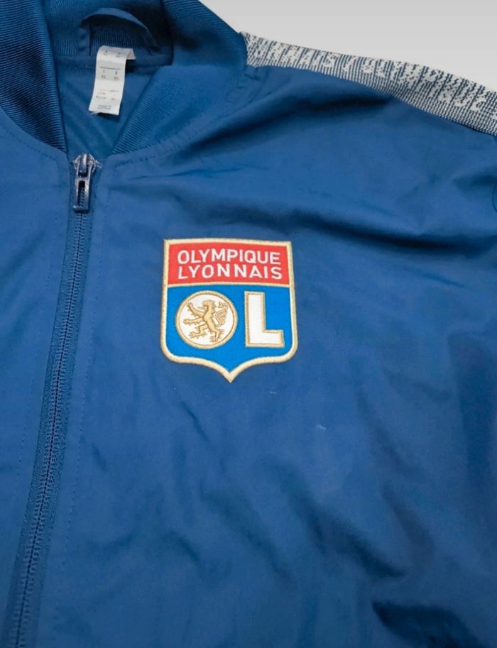 Veste, adidas, olympique lyonnais, ol, foot , taille xs - photo numéro 4
