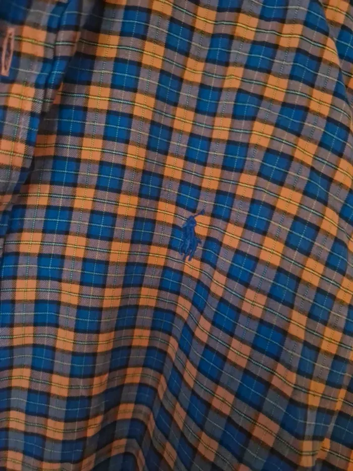 Chemise carreaux homme ralph lauren taille m - photo numéro 2