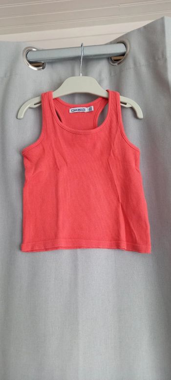 Débardeur okaïdi 4 ans corail