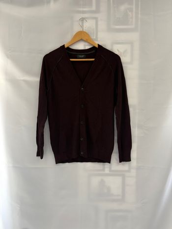 Gilet bordeaux - Zara - S/36