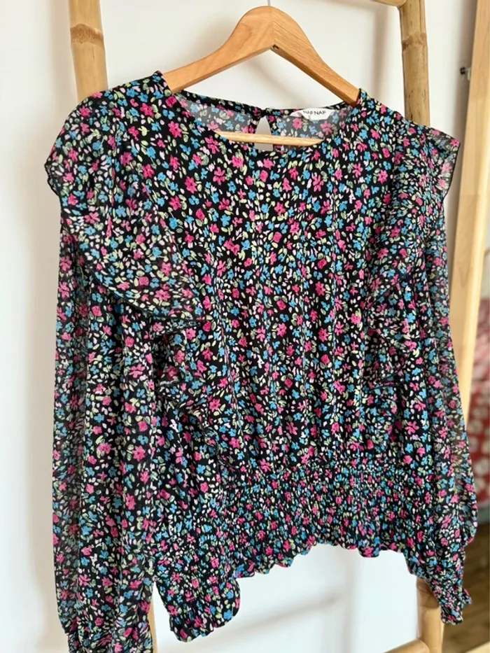Blouse fleurie Naf Naf - photo numéro 2