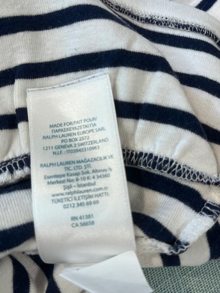 Robe marinière 6 mois 70 cm Ralph Lauren - photo numéro 10