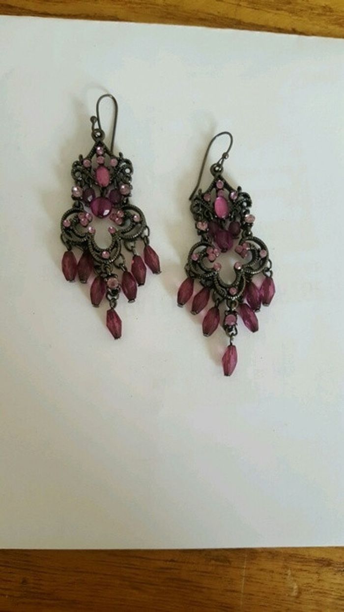 Boucles d'oreilles pendante