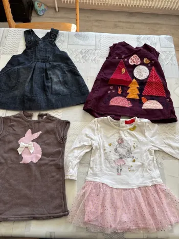 Lot robes fille