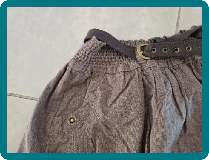 Jupe avec ceinture femme - photo numéro 2