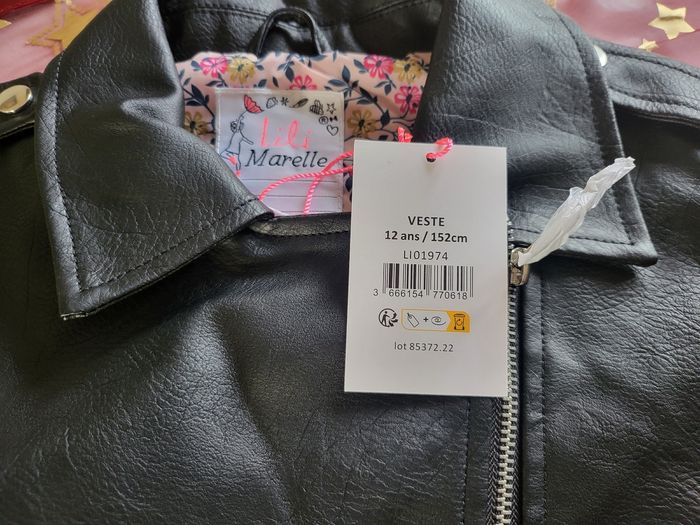 Veste en cuir 12 ans - photo numéro 2