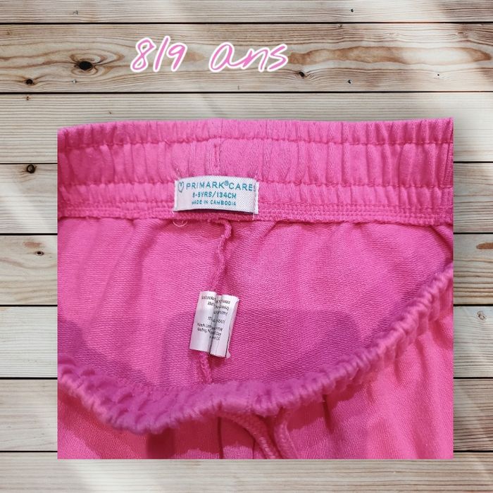 🌺⚡ short rose fluo – pep’s & confort – 8/9 ans ⚡🌺 - photo numéro 3