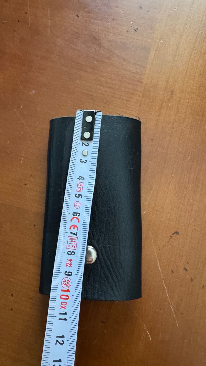 Etuit clé en cuir Noir Porte clé - photo numéro 4