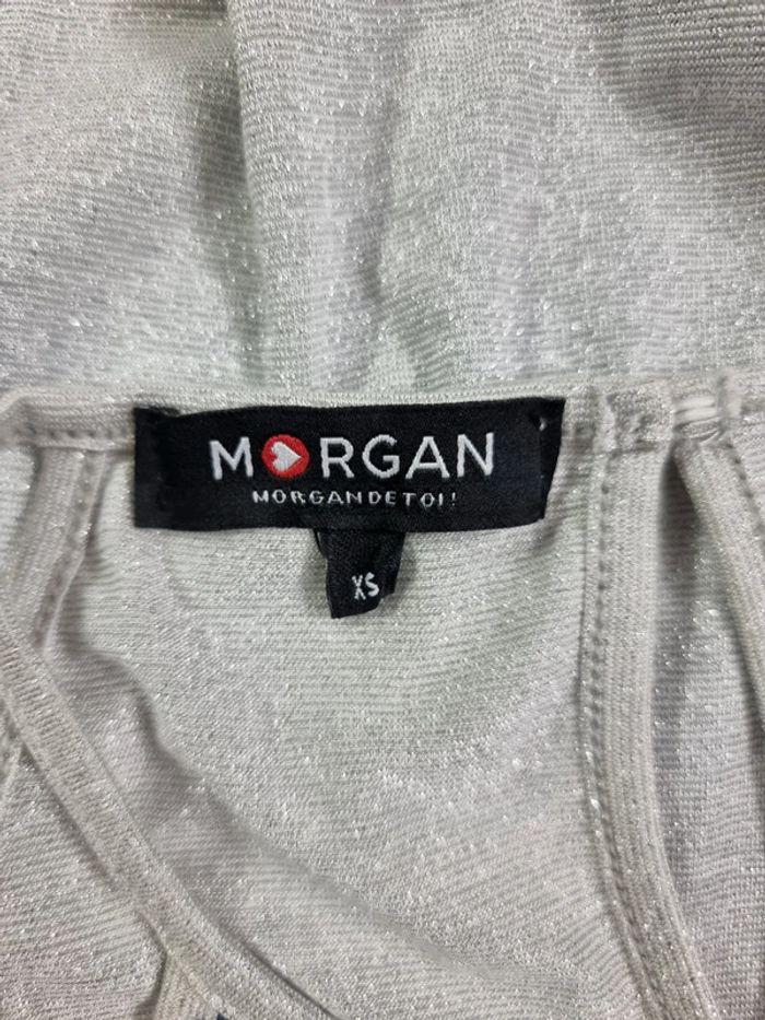 Morgan blouse sans manches été bleu * taille XS * - photo numéro 6