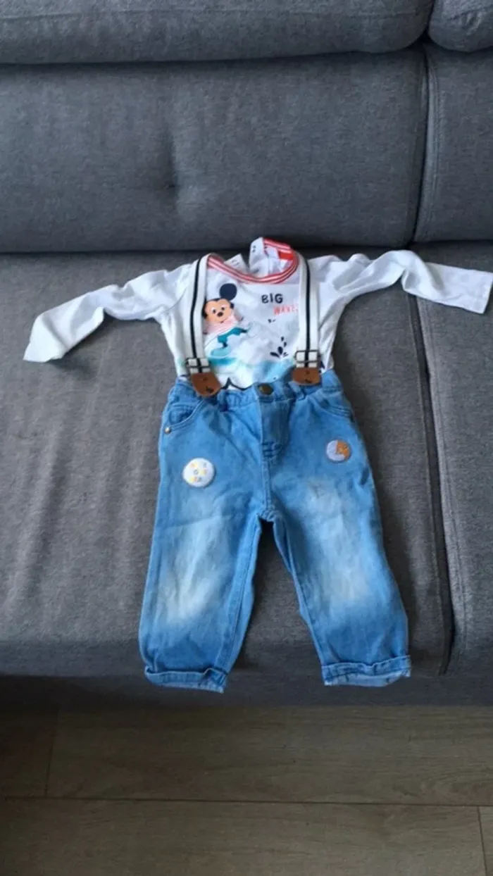 Ensemble pantalon +haut manche longue fins