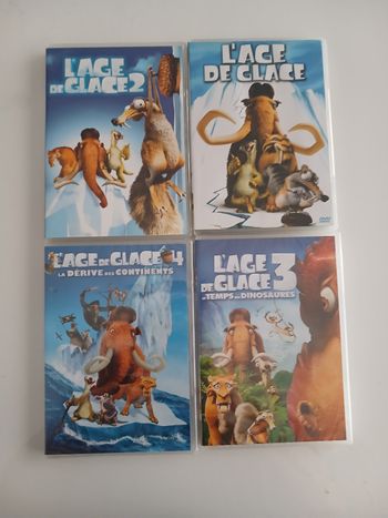 Lot 4 DVD L'Âge de Glace (1 à 4)