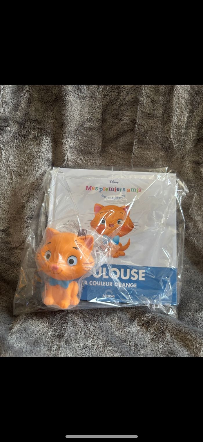Figurine + Livre Toulouse n 61 Mes Premiers Amis Disney Altaya
