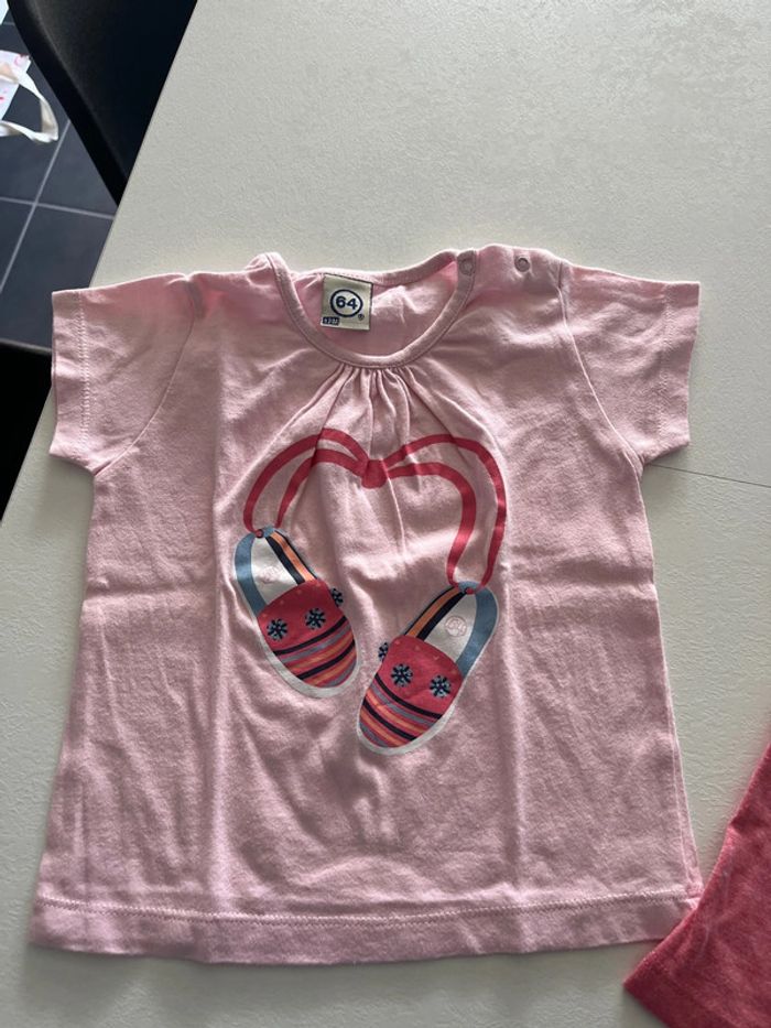 Lot de deux tee shirt 64 12 mois - photo numéro 4