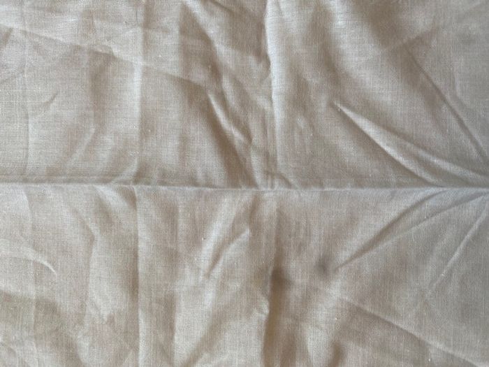 Chute de tissu doublure coton blanc unis