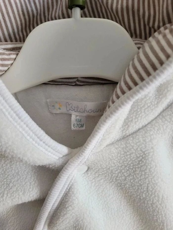 combi-pilote à capuche 6 mois 67 cm - photo numéro 5