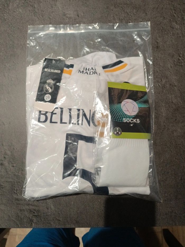 Tenue football real Madrid Jude Bellingham blanc t.26 - photo numéro 5