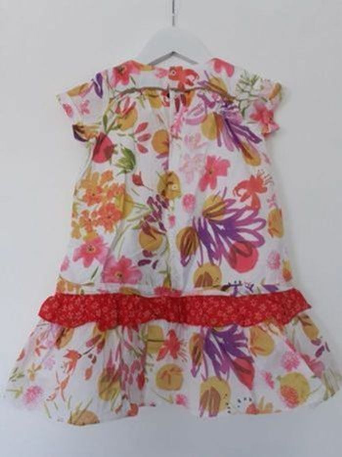 Robe fille été 4 ans Catimini multicolore - photo numéro 3