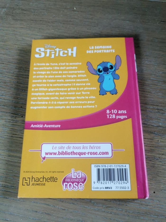 Disney Stitch bibliothèque rose - photo numéro 2