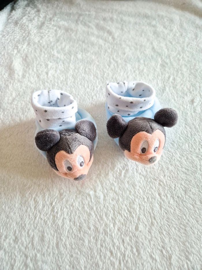 Chaussons bébé mickey