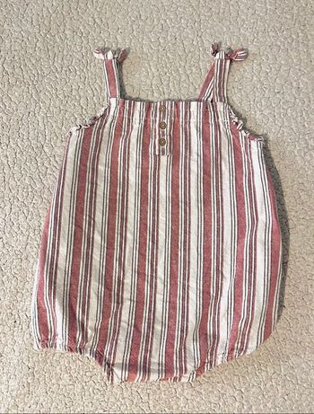 Combinaison barboteuse à rayures Kiabi 24 mois