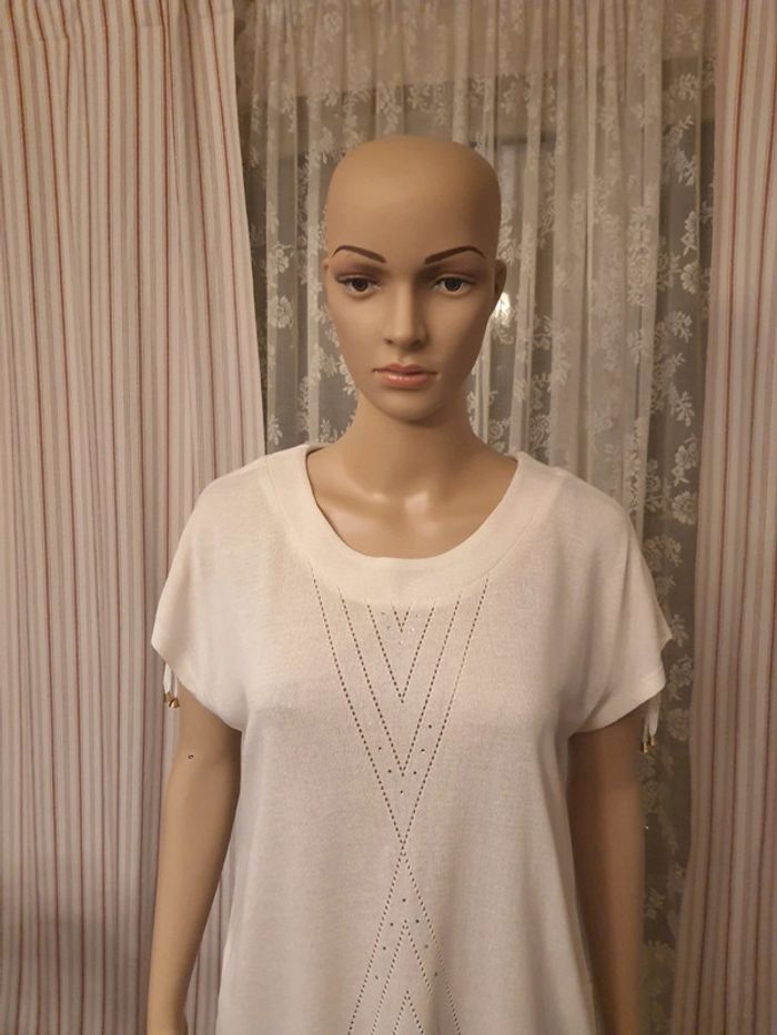 Blouse crème Tagore Elene neuf taille L 40 - photo numéro 4