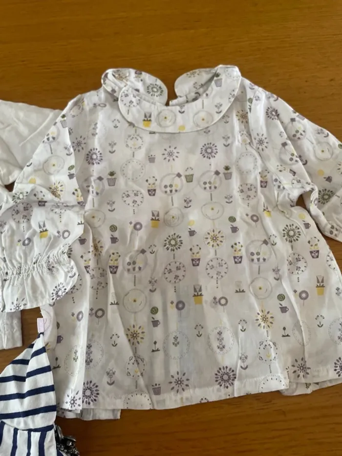 4 t shirt manches longues fille 6 mois - photo numéro 6