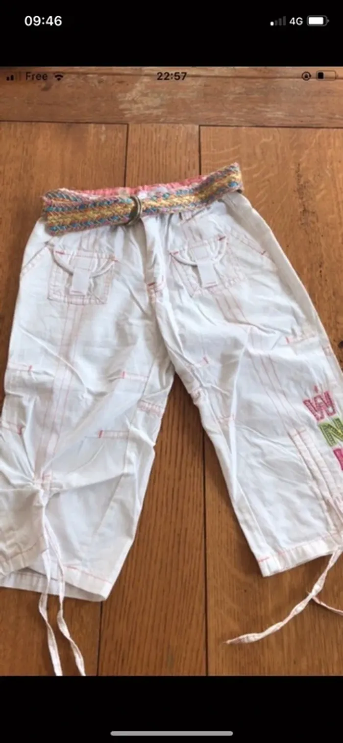 pantalon blanc