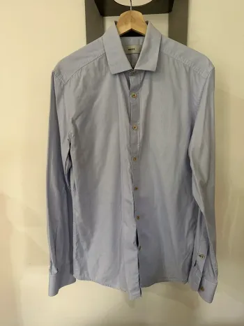 Chemise rayé bleu ciel et blanc mexx M