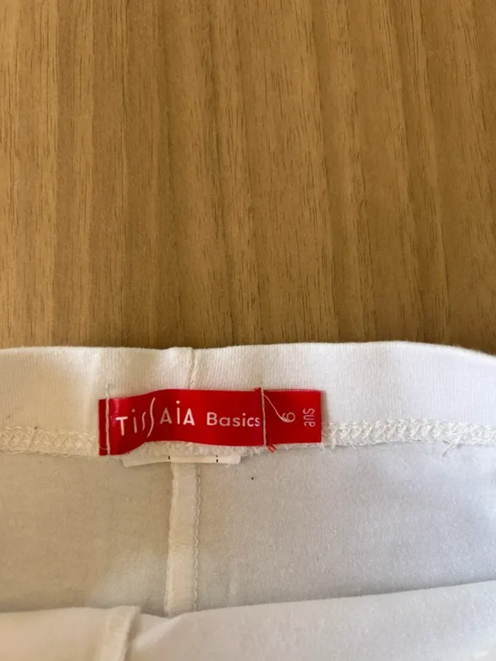 Legging blanc tissaia 6 ans - photo numéro 2
